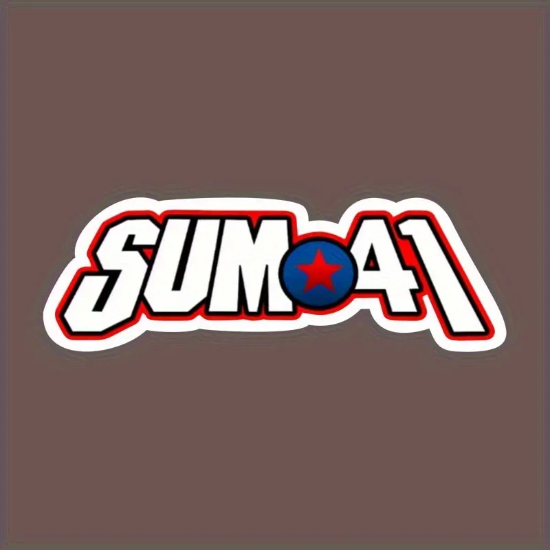 

2PCS/SET "SUM 41" Vinyl Sticker for Cars, Enhance Your Vehicle's Look with a Trendy and Energetic Touch