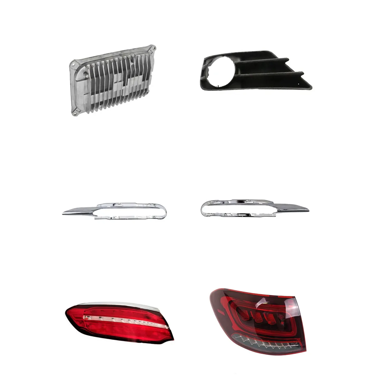 Factory Stock High Quality Chrome Left Front Fog Light Bezel Frame For Mercedes-Benz R-Class W251 2006-2010 OE 2518850374