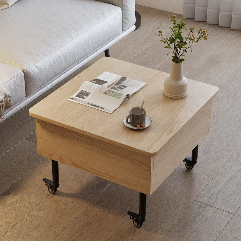 Nordic Coffee Table Small Books Lift Top Living Room Side Table Mobile Center Folding Mesa De Centro Sala Living Room Furniture