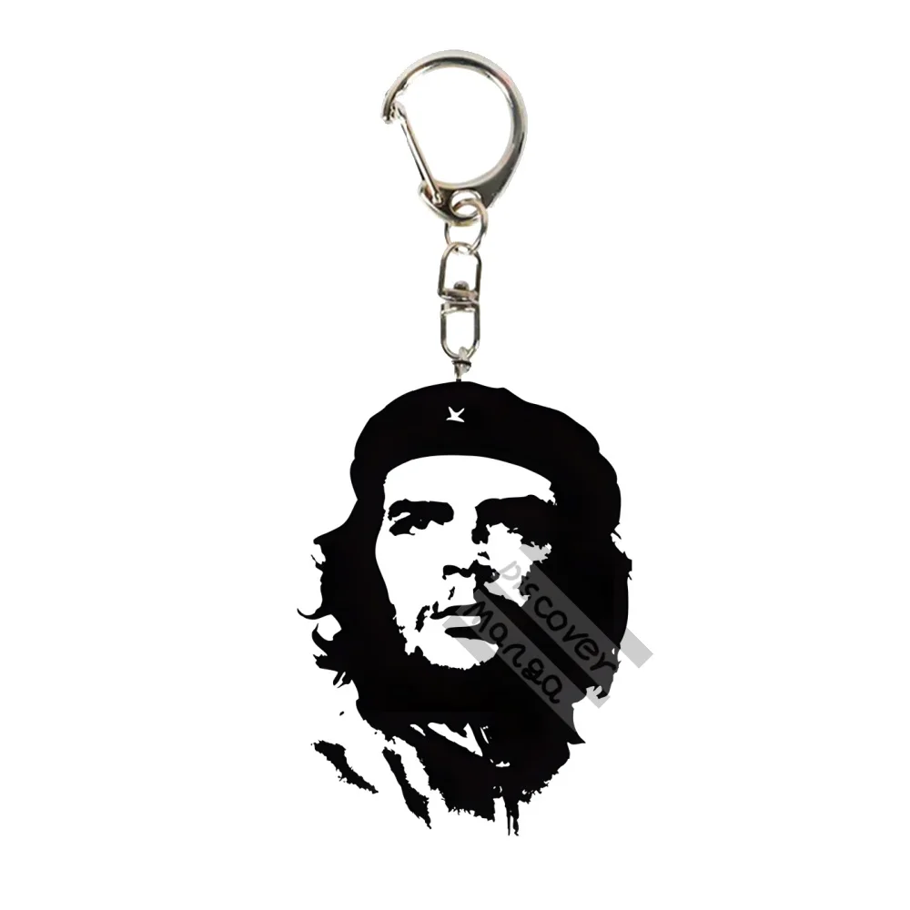 6cm Anime Cuba hero Che Guevara Acrylic Keychain Model Cosplay Charm Characters Ornament Accesorios Goods fan Collection Gifts