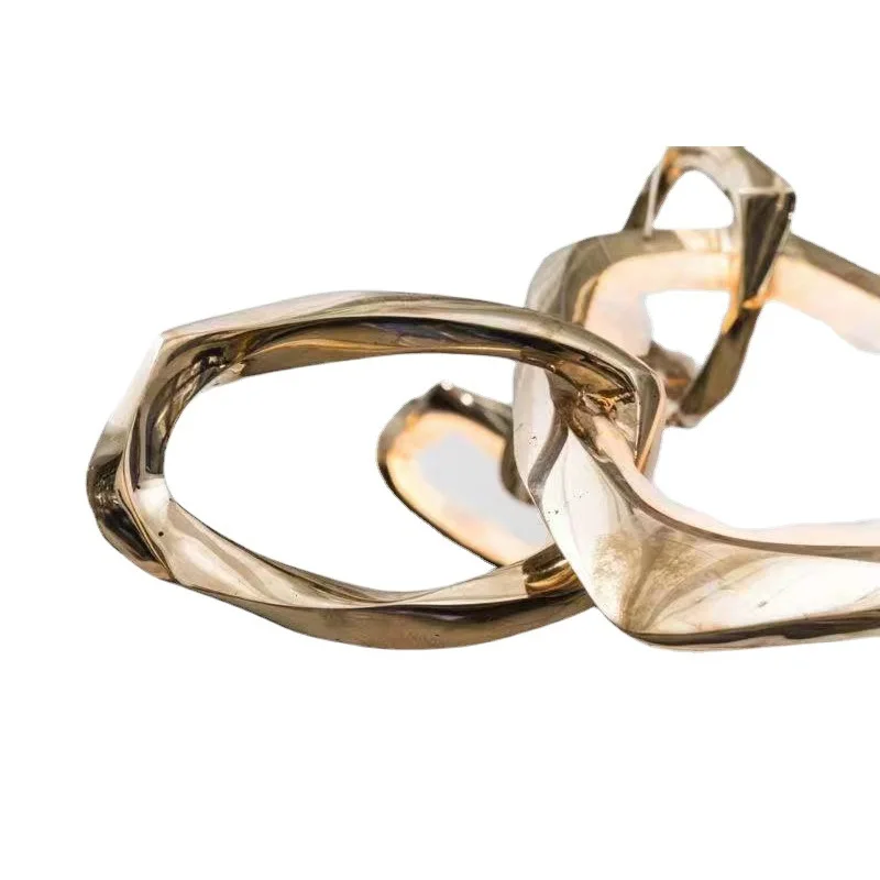 

Цельномедная люстра для столовой, лампа для гостиной, светильник для лестницы виллы, дизайнерская лампа для бара, материал для постмодернистского интерьера