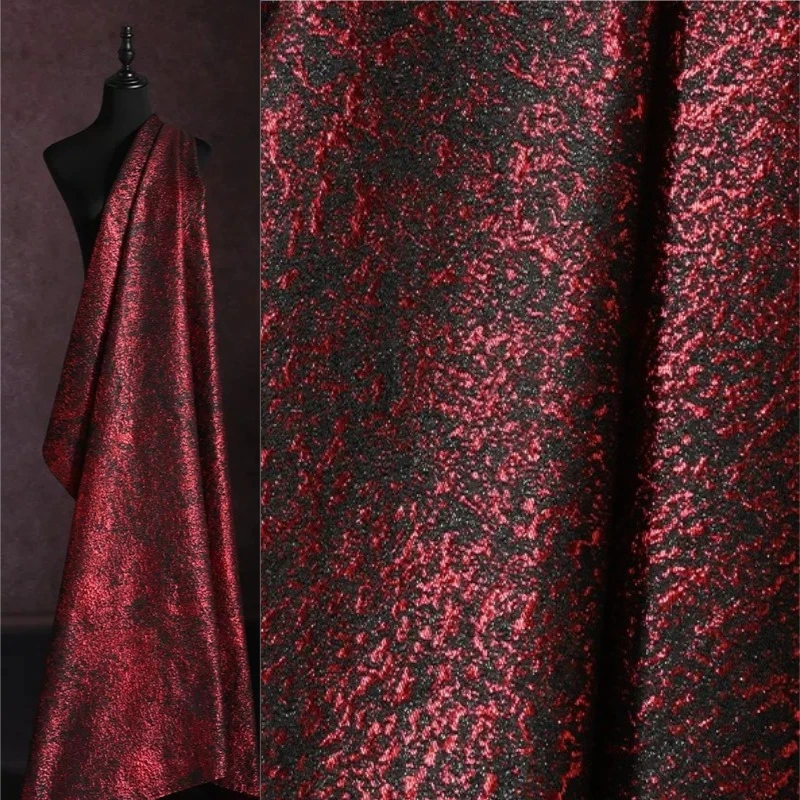 Jacquard Fabric Light Purple Butterfly Floral High Density Chinese Style Light Luxury Soft Drapey Vest Shawl Designer DIY Sewing