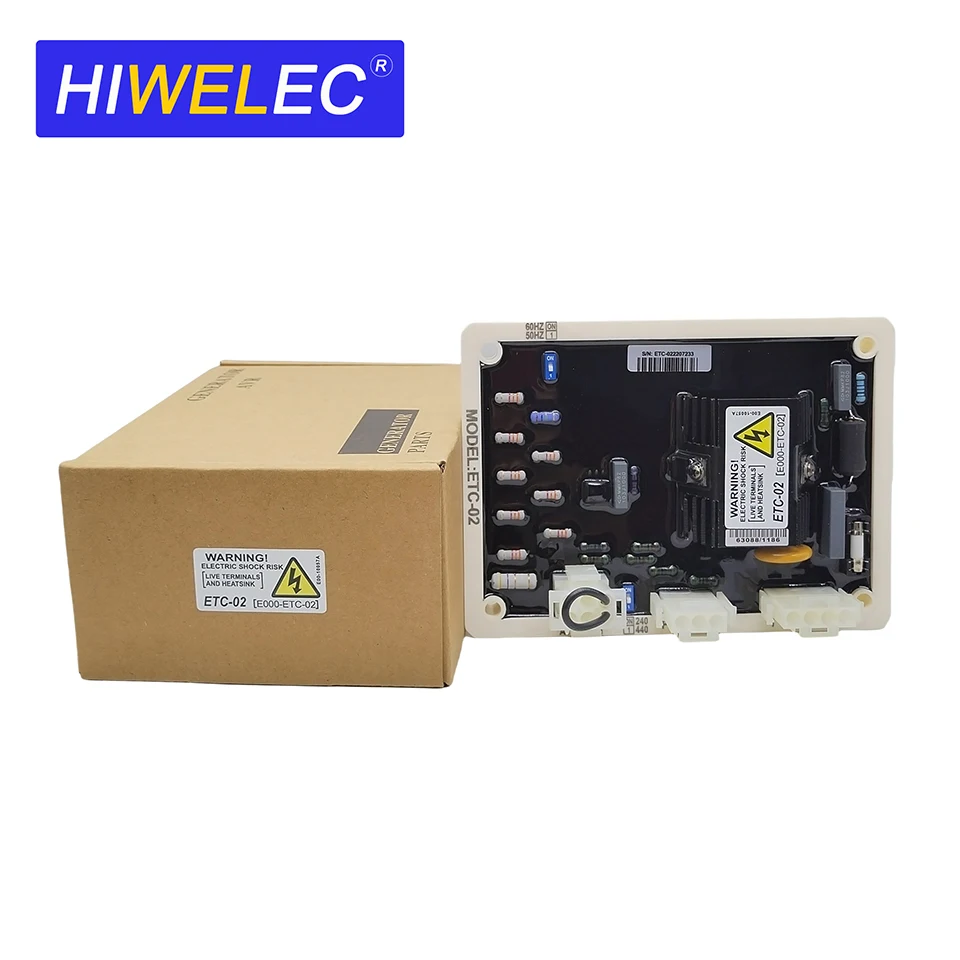 ETC-02 AVR Diesel Generator Set Automatic Voltage Regulator Alternator Stabilizer