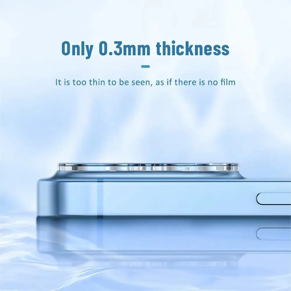 ฟิล์มกันรอยเลนส์กล้องหลังแบบเต็มจอ สำหรับ iPhone 15 14 13 12 11 Pro Max ป้องกันรอยขีดข่วน