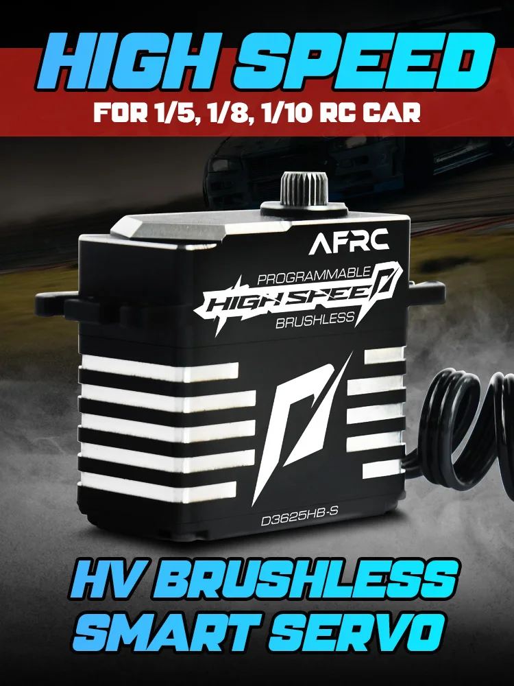2 Stück Hochdrehmoment AFRC Programmierbares Smart Brushless Servo Kit für 1/5 1/8 Maßstab RC Autos On/Off Road 42KG 25KG 48KG – Detail 9