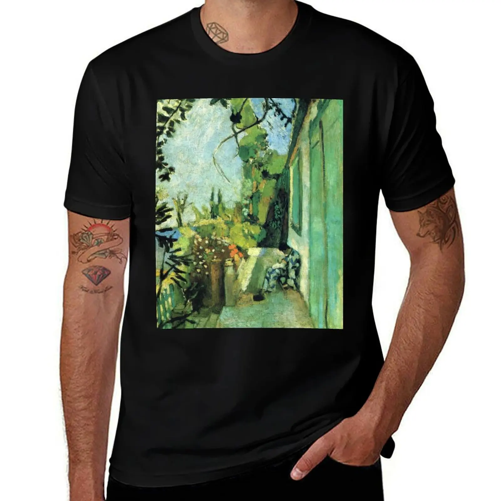 Camiseta The Terrace St. Tropez Matisse, Ropa de Trabajo, Manga Corta