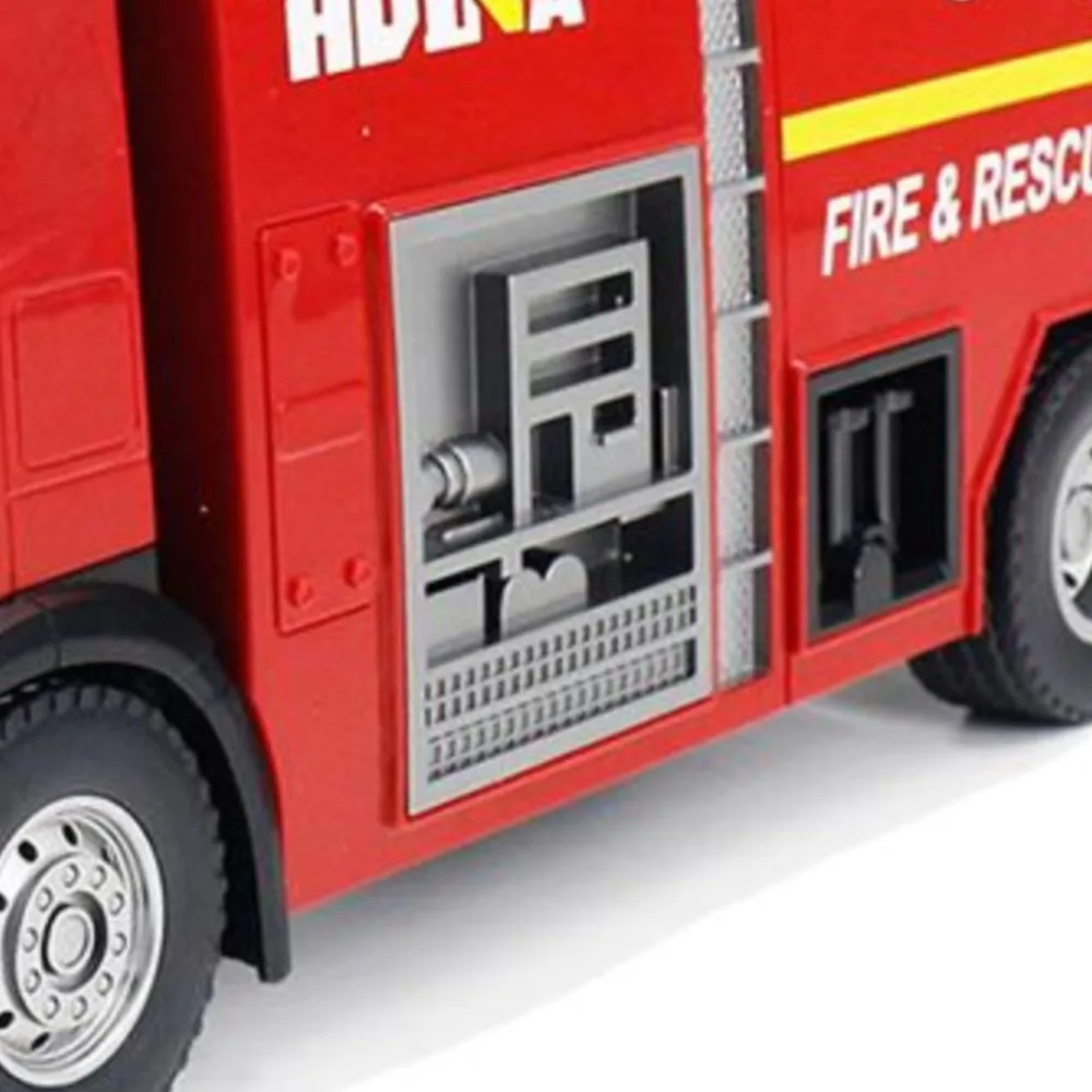 

Распродажа в США HUINA 1/14 RC 2,4G 562, коробка с распылением воды, пожарная машина, игрушечная модель автомобиля, подарочная батарея