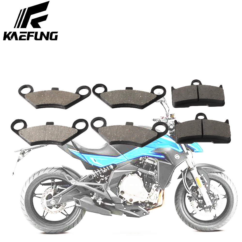 6Pcs Front & Rear Brake Pads for CF Moto CF500 500 500CC CF600 600 600CC X5X6X8 Iron Brake Pad Dirt Pit Bike Motorcycle ATV Part