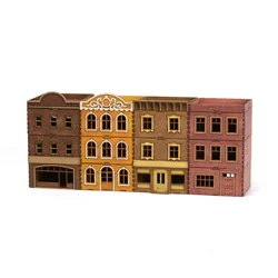 1: 72 European Union Towns and Shops Building Scenery Wooden Assembly Model Decoration Handmade Gift