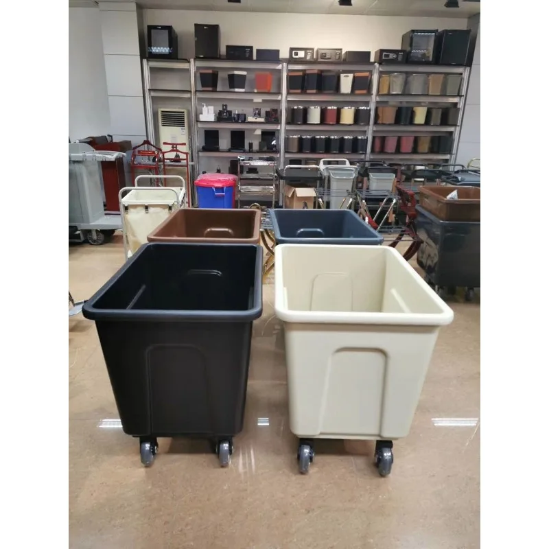 C40S plastic linen cart, recycling cart, wet and dry sorting cone, guest room door cart, cleaning service vehicle