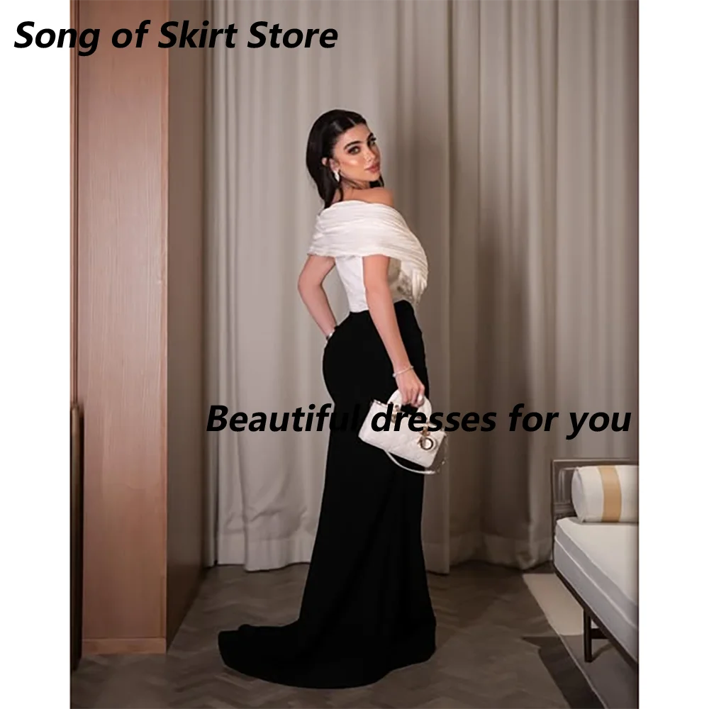 Luxury Evening Dress Customized Crystals Off The Shoulder Mermaid Wedding Party Gowns for Women Modest Formal Party Dresses Long image 3