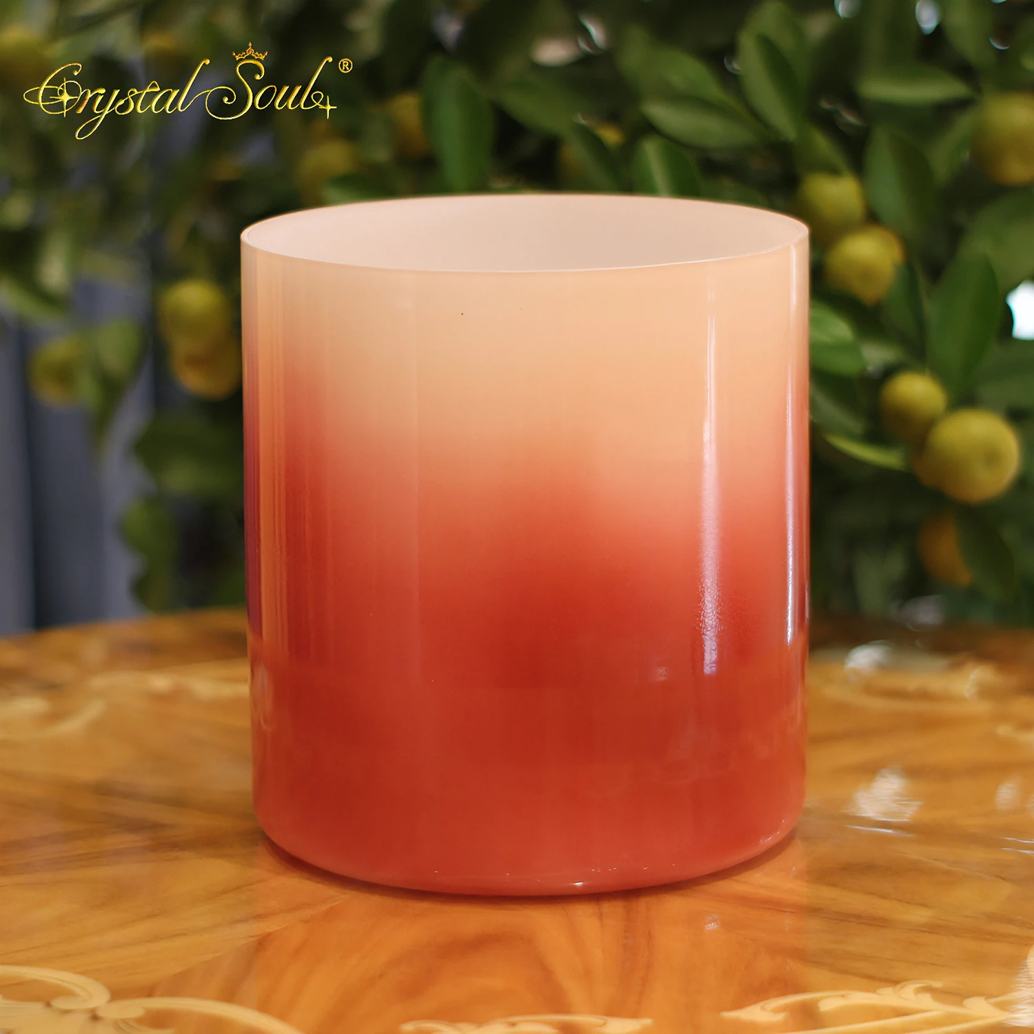Bol chantant en cristal rouge émaillé Crystal Soul 2026, nouveau design, accord parfait, bol en cristal d'alchimie