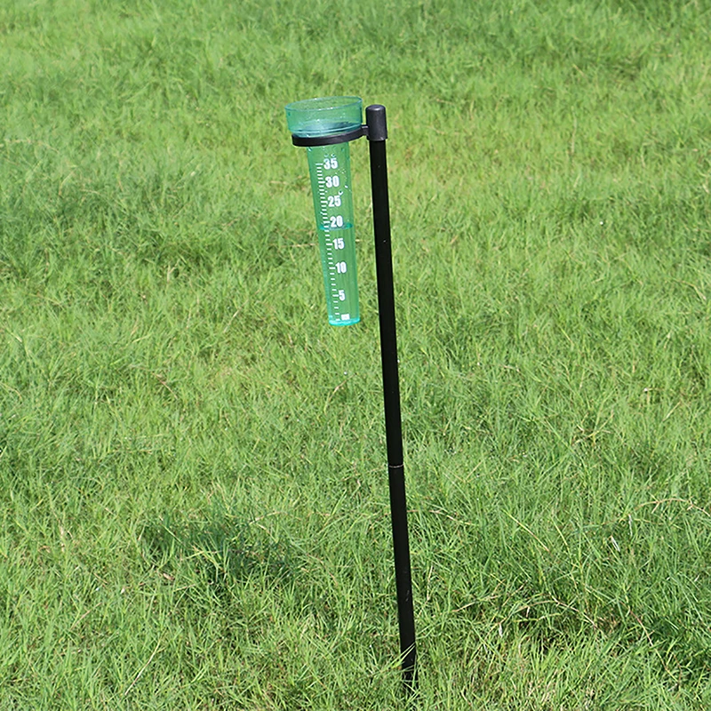 35mm Rain Gauge Rainwater Meter Polystyrene Water Rain Measurement Tool Outdoor Garden Ground Rainfall Guage Garden Supplies