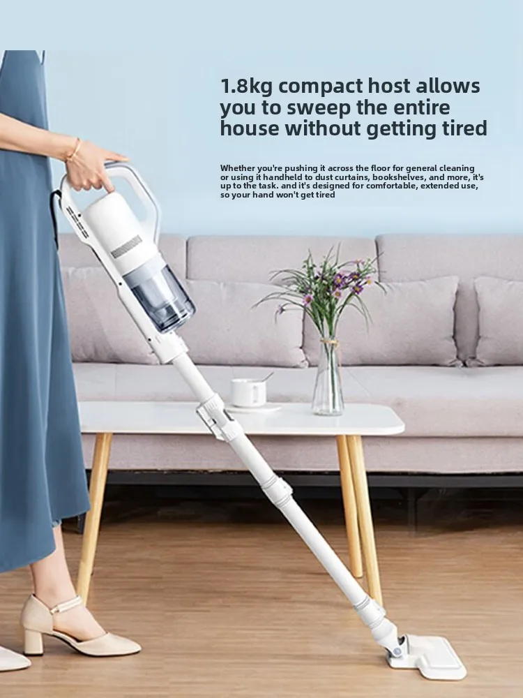 Vacuum Cleaner Household Large Suction Bending Handheld Pet Puppy Sucking Cat Hair Small Powerful Vacuum Cleaner