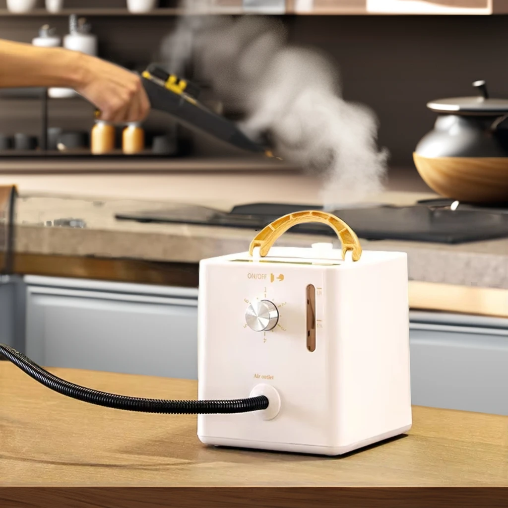 

2600W Electric Mobile Steam Cleaning Machine With Integrated Water Tank for Kitchen Sofa Carpet Soft Furnishing New Condition