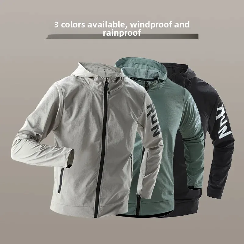 Outdoor Sports Hoodie Jacket Men's Women's Autumn Winter New Style Zipper Windbreaker Coat Sleeveles