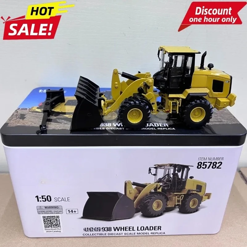 DM 1:50 938 for Caterpillar Wheel Loader Alloy Engineering Truck Forklift Model 85782