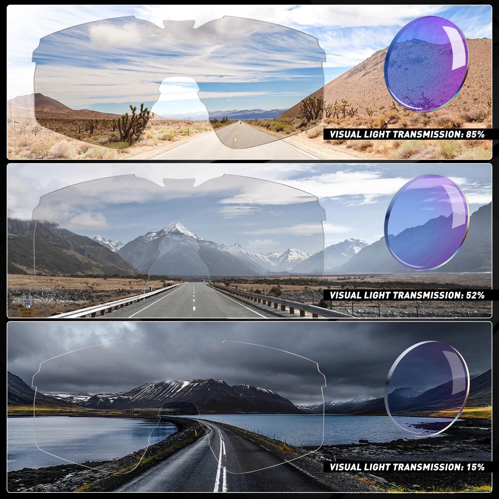 SCVCN يندبروف نظارات UV400 نظارات حماية اللونية الجبلية الطريق الدراجة النظارات الشمسية الرجال النساء ركوب نظارات رياضية في الهواء الطلق