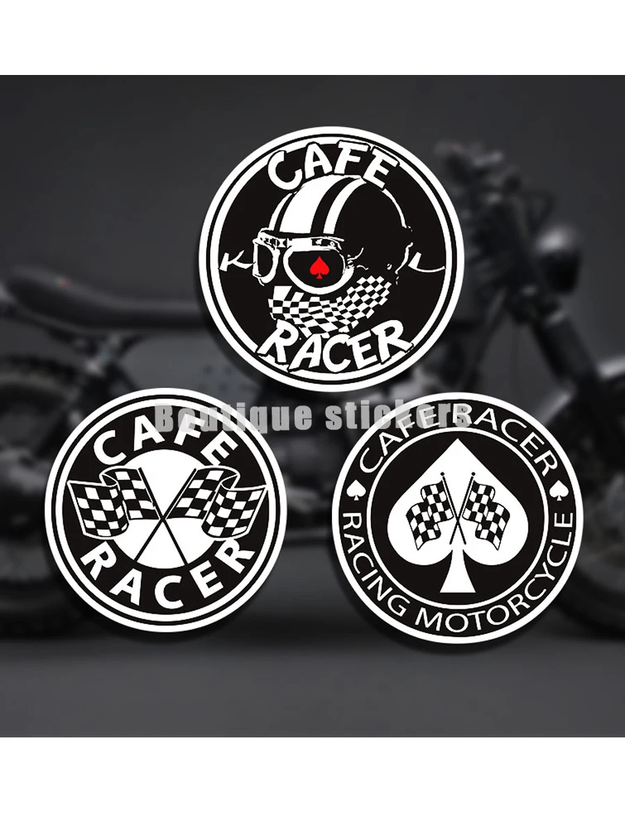 British Ace Cafe London Retro Personality Logo Motorcycle Stickers Waterproof Reflective Decals Auto Parts Car Styling