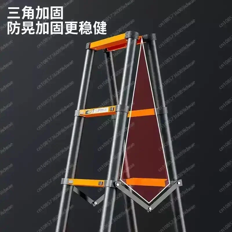 

Multifunctional household telescopic ladder | Folding engineering ladder | Portable climbing stairs
