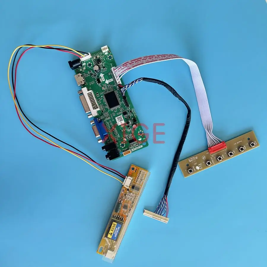 

Monitor Screen Drive Controller Board Fit N141XB N141X7 N141XC N141XA VGA DVI HDMI 30 Pins LVDS 1024*768 1-CCFL 1024x768 Kit DIY