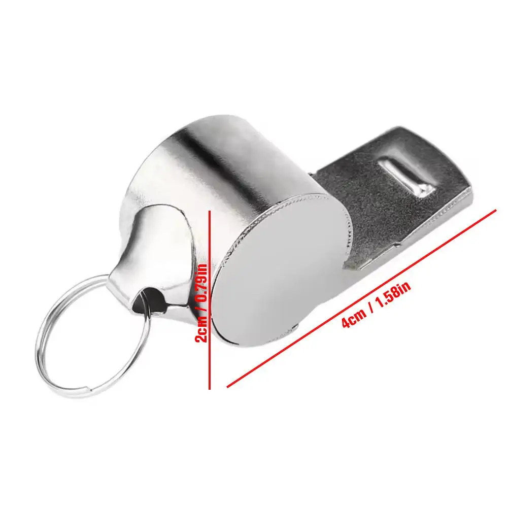 Metal Whistle Referee Sport Rugby Stainless Steel Whistles Soccer Football Basketball Party Training School Cheerleading Tools