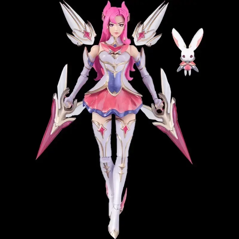 Game League Of Legendes Anime Figuren Star Guardian Kai'sa Serie Speelgoedmodel Hanger Joint Action Poppen Pvc Kantoor Bureau Ornament