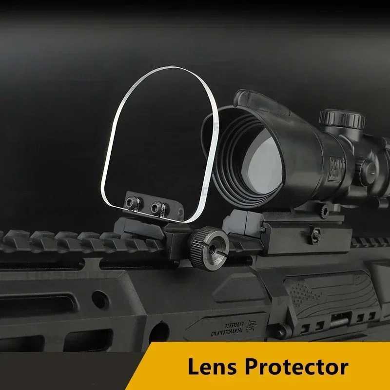 Flip-up QD Scope Len Sight Shield Goggles Protector Rifle Len Guard Riflescope Eye Protect Mount For Hunting Airsoft Accessories