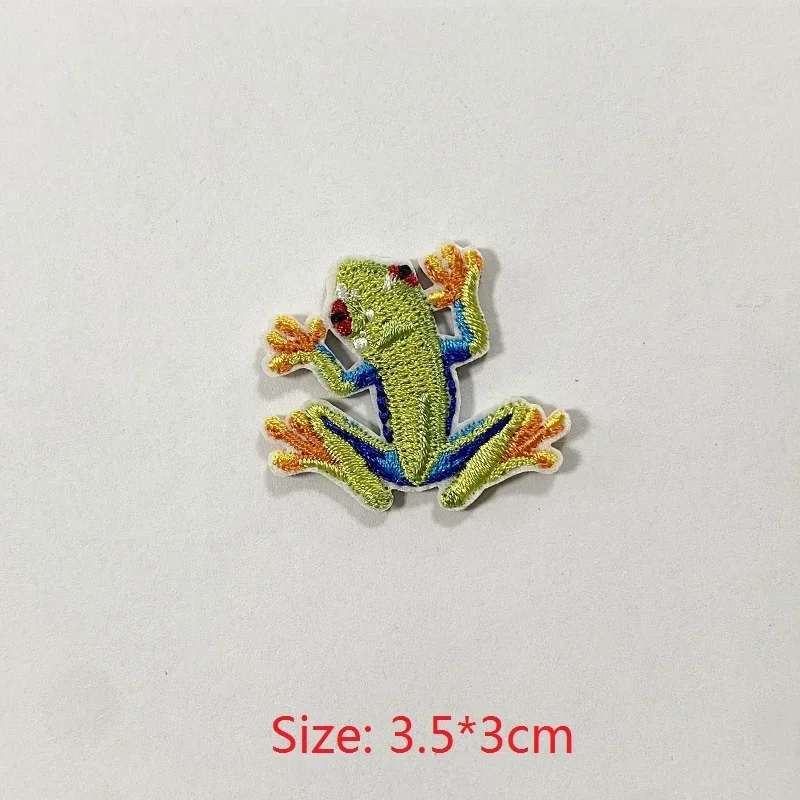 Langlebige, bestickte Aufnäher zum Aufbügeln für Kleidung, Rucksäcke, Schuhe mit Tier, Hai, Schildkröte, Katze, Hund, Applikation, Aufkleber, Streifen
