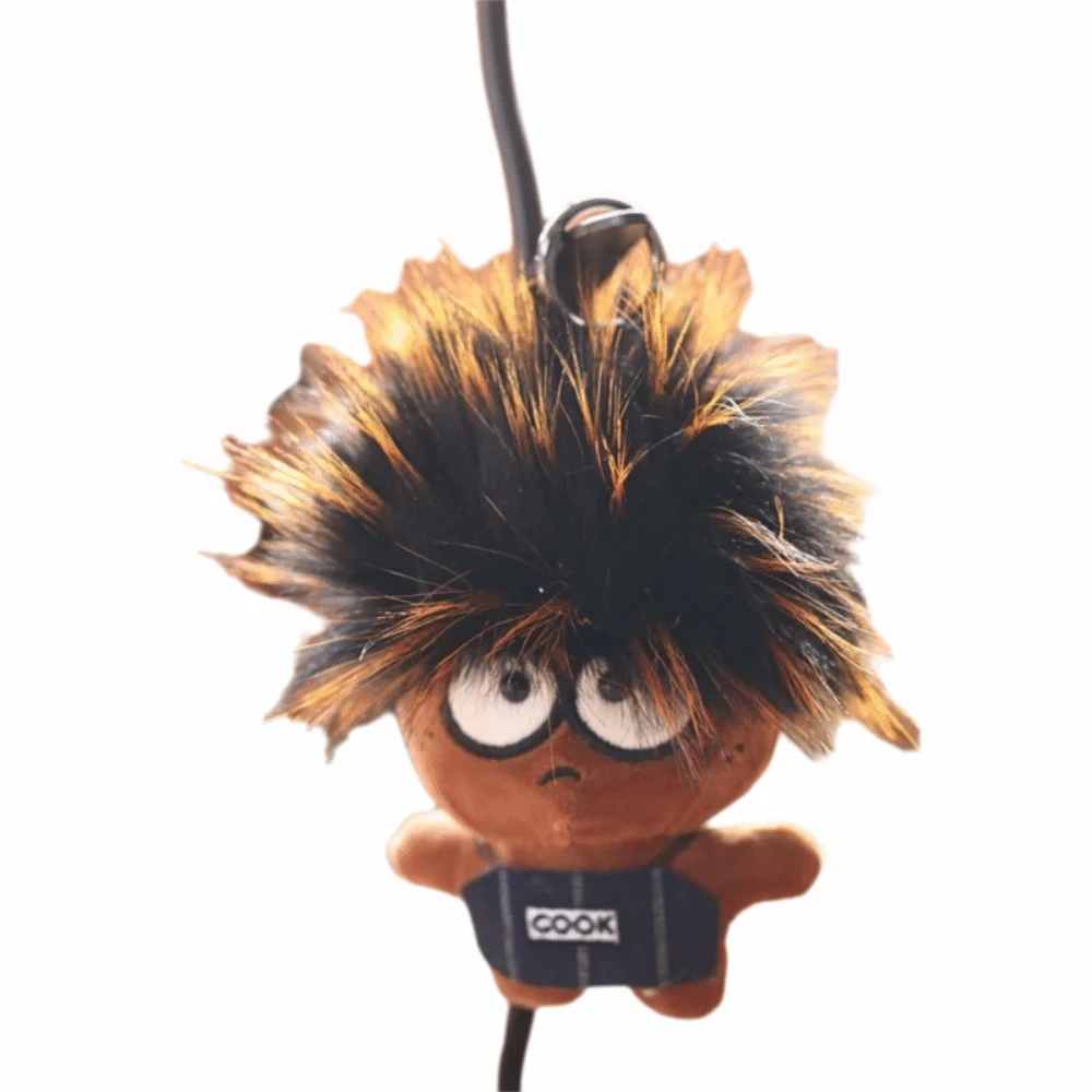 15cm Plu Keychain Explosion Head Cute Design Animal Ape Keychain Ugly Style Creative Shape Cartoon Series Keychain