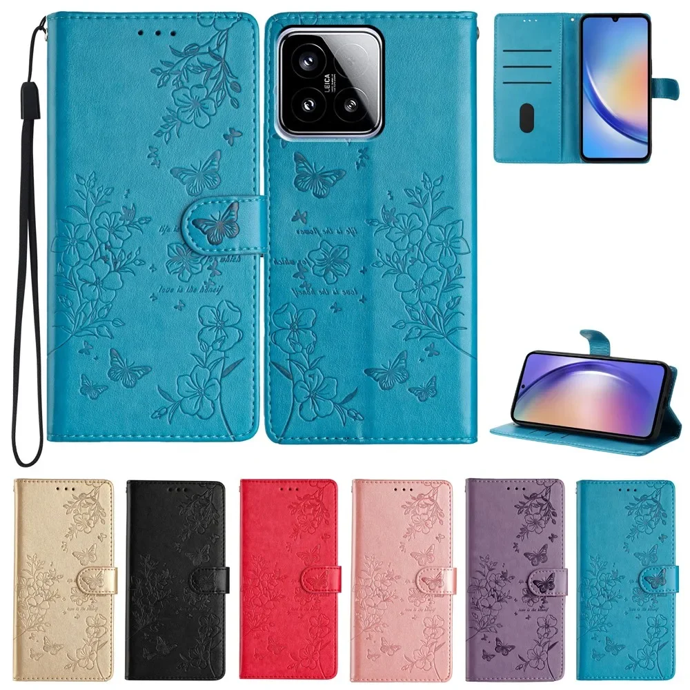 

Wallet Case For Xiaomi 15 14T 13T Poco C75 C65 Redmi 14C 13C 12C 11A A4 A3 Pro Redmi Note 14 13 Pro Plus 12 12S Stand Flip Cover