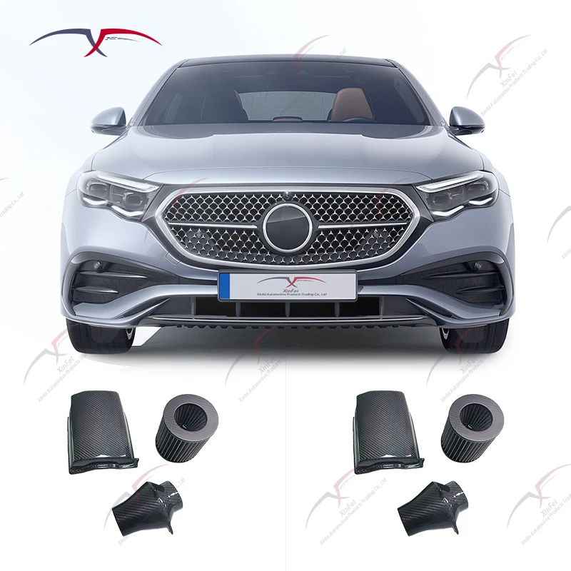 

Suitable for E 2.0T M274 Automotive Parts Carbon Fiber Cold Intake System Kit Cold Intake Filtration System