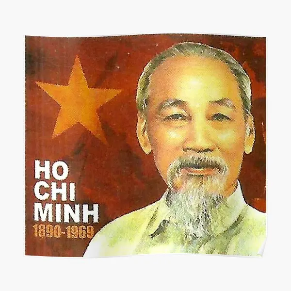 Ho Chi Minh Vietnam Communist Communism  Poster Art Home Painting Room Decoration Wall Mural Decor Print Modern Funny No Frame