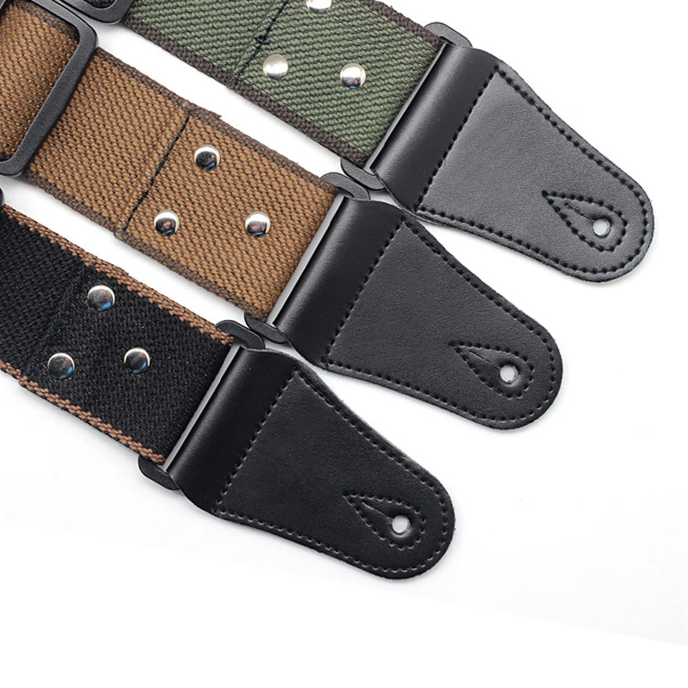 

Cotton Guitar Strap Electric Ukulele Belt Rope Accessories Acoustic Bass Comfort Pp