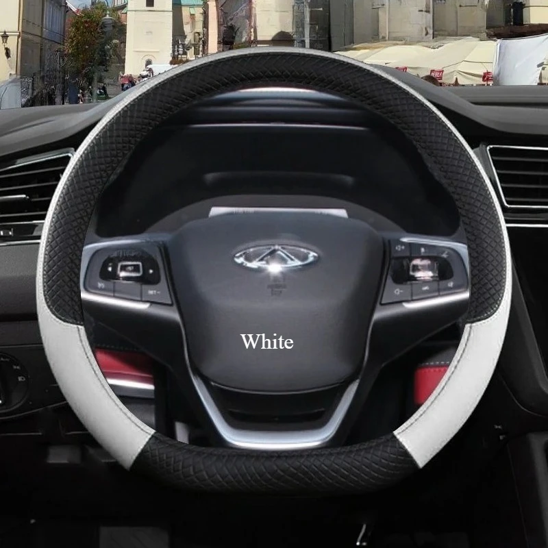 

Автомобильный чехол на руль для Chery Tiggo 7 Pro Plus T15 DR F35 6,0 9 цветов из искусственной кожи, автоаксессуары