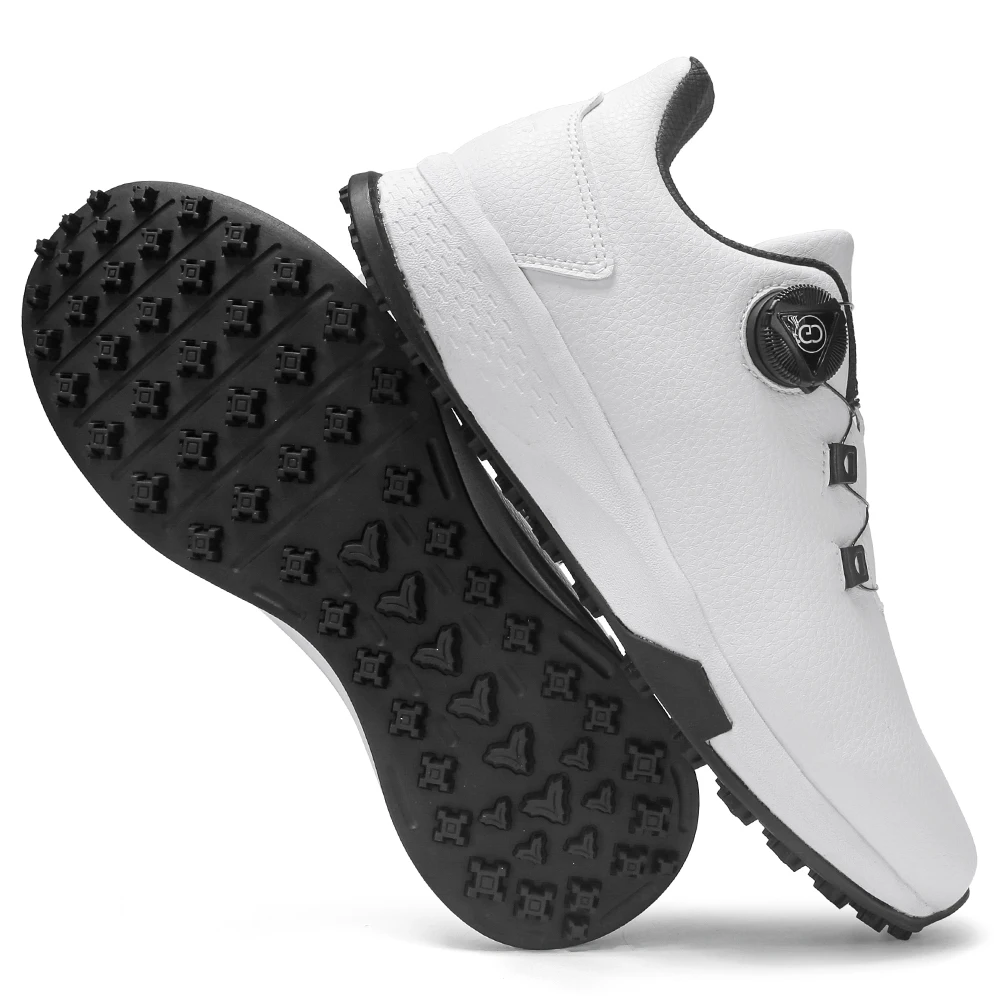 Waterproof Golf Shoes Men High quality Leather Professional Outdoor Golfing Sneakers Walking Exported To Europe And America39-48