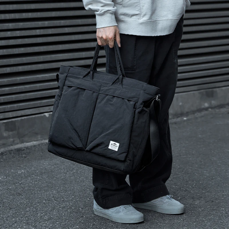 Grand sac à main Oxford pour hommes, mallette pour ordinateur portable 17.3 pouces, grande capacité, sac à bandoulière de voyage, sacoches d'affaires, haute qualité