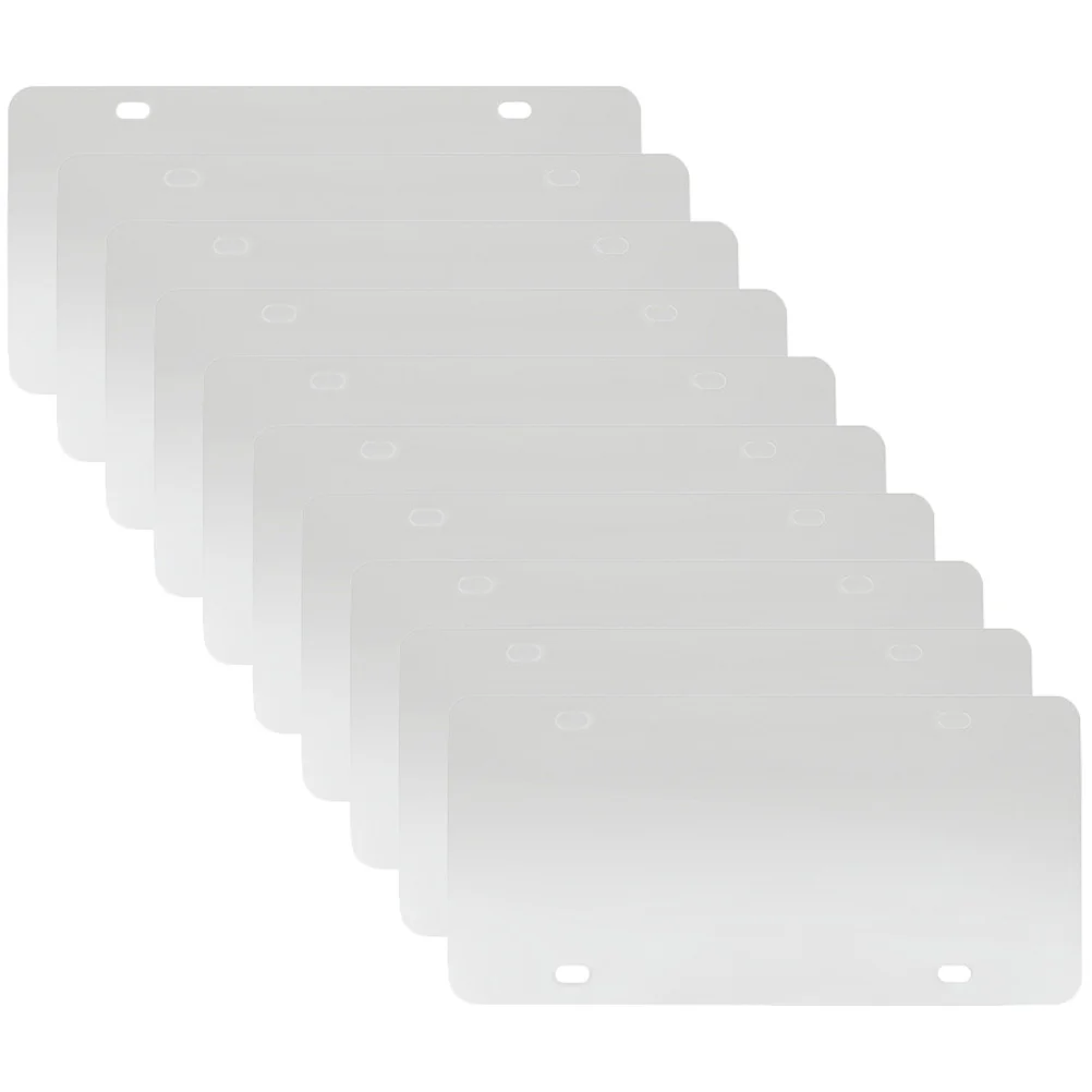 

10 Pcs Sublimation License Plate DIY US Standard UV Blank Heat Transfer Aluminum Metal