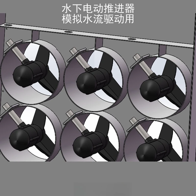 Marine or Simulated Water Flow Drive Underwater Electric Thruster Motor High Power, Circulating Water, Swimming Pool Wave