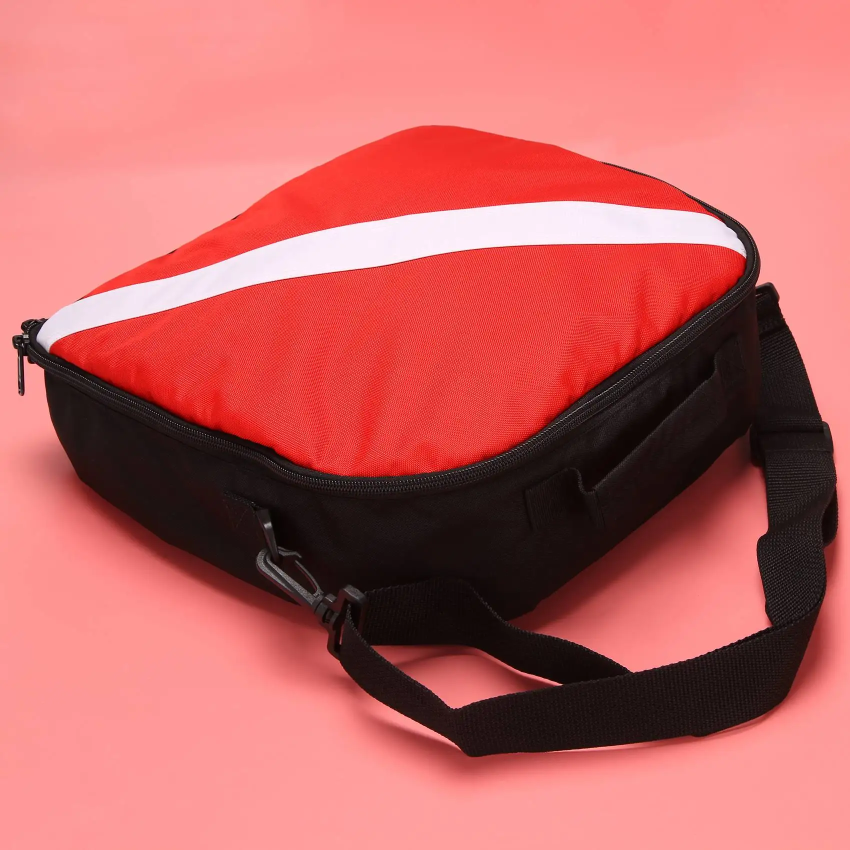 A12E-Portable Durable Nylon Dive Flag Scuba Diving Protective Regulator Bag With Zipper Carry Handle