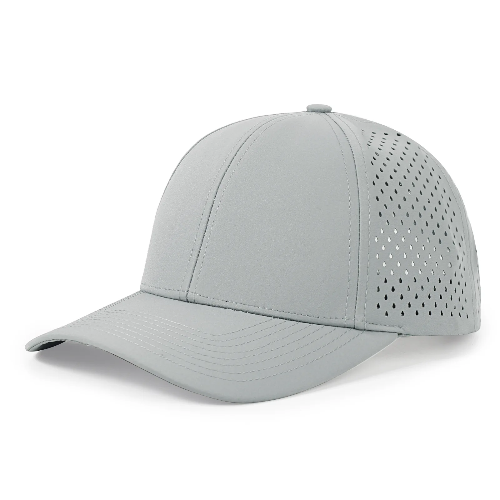 

6 Panels Solid Baseball Cap Waterproof Mesh High Quality Baseball Hats For Men Women Snap Back Adjustable Unisex Caps