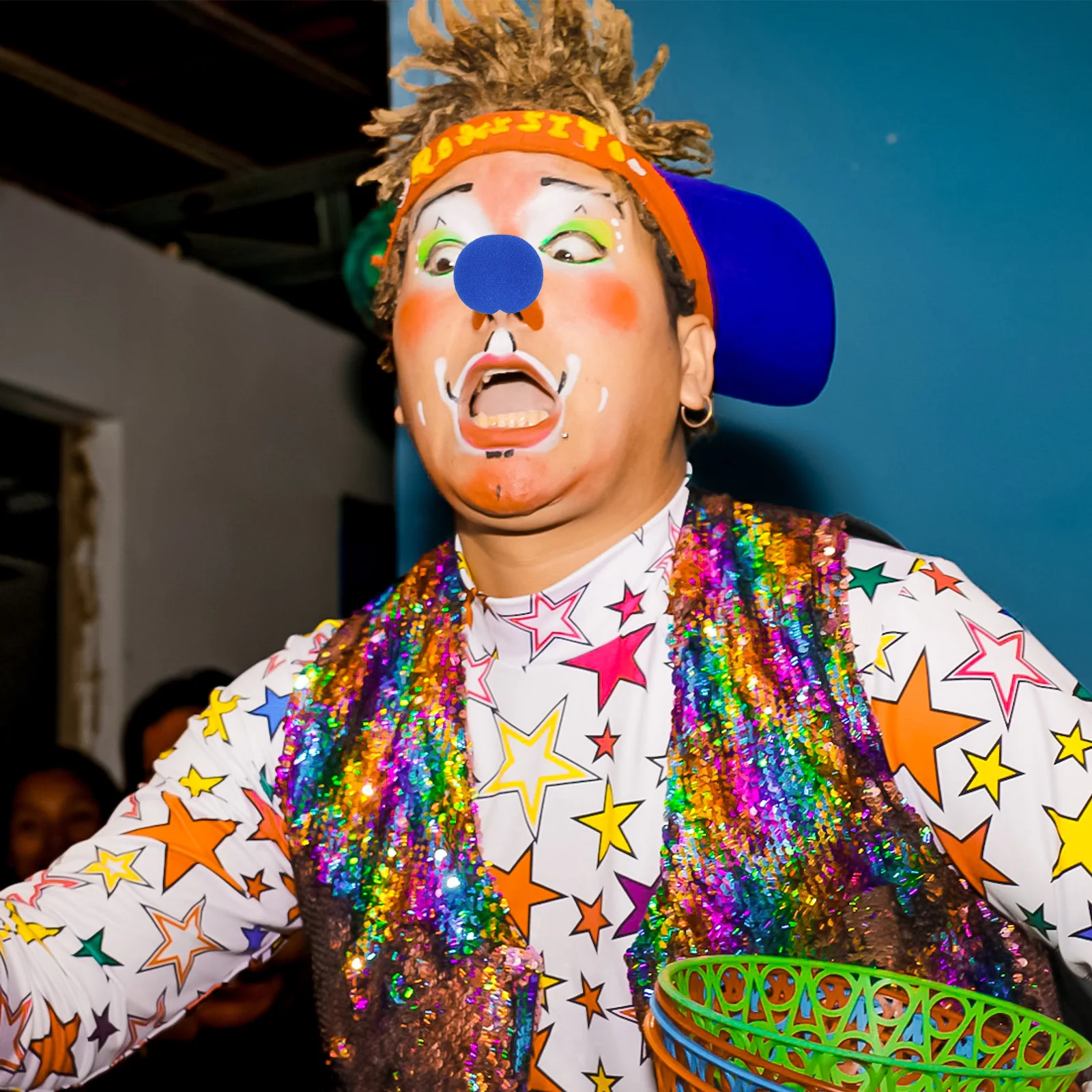 

40Pcs Sponge Clown Nose Foam Soft Comfortable Halloween Carnival Costume Party Cosplay Performance Prop Party Cosplay Nose Props