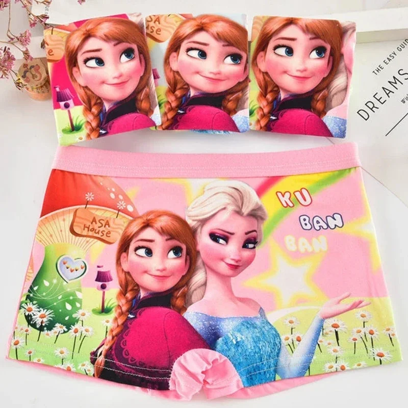 Underpants Kids Baby Girls Cartoon Disney Frozen Anna Elsa Underwear Toddler Children Cotton Soft Panties Toddler Random 1 Pcs