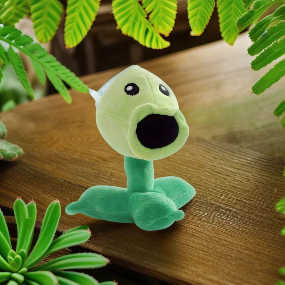 13-20cm plantas vs zumbis 2 personagem de videogame brinquedos de pelúcia pvz plantas girassol anime cereja bomba boneca de pelúcia para presentes da criança