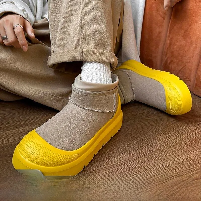 

Yibao Winter Snow Boots Unisex Comfortable Long Velvet Mid-Calf Warm Anti-Cold Boots for Men And Women Youth Fashion Boots