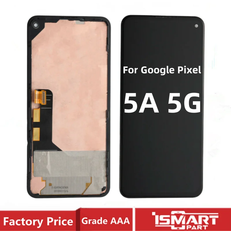 구글 픽셀 5A LCD 디스플레이 터치 스크린 AMOLED 디지타이저 어셈블리 교체 (구글 픽셀 5A 5G LCD 프레임 수리 포함)