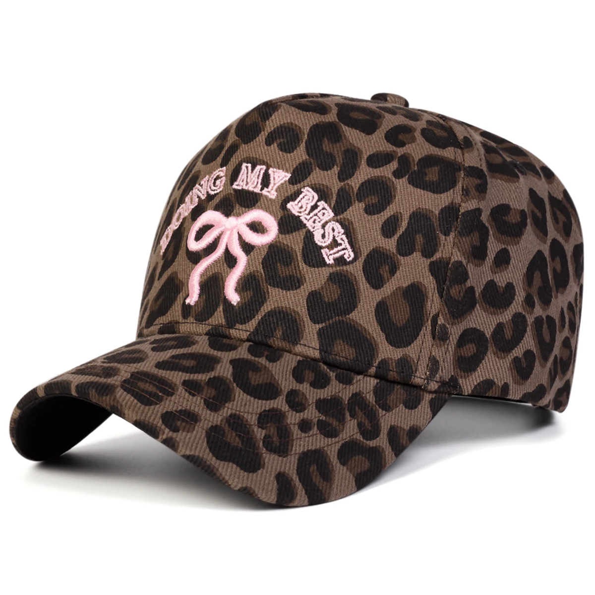 Unisex DOING MY BEST Embroidery Baseball Caps Spring Autumn 