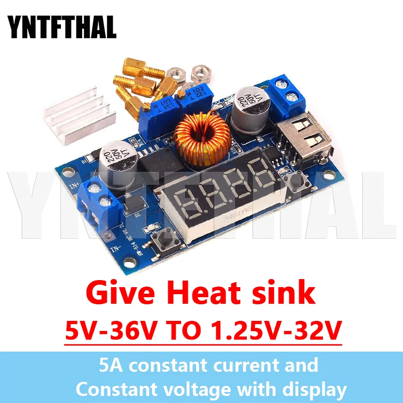 XL4015 5A DC to DC CC CV Lithium Battery Step down Charging Board Led Power Converter Lithium Charger Step Down Module