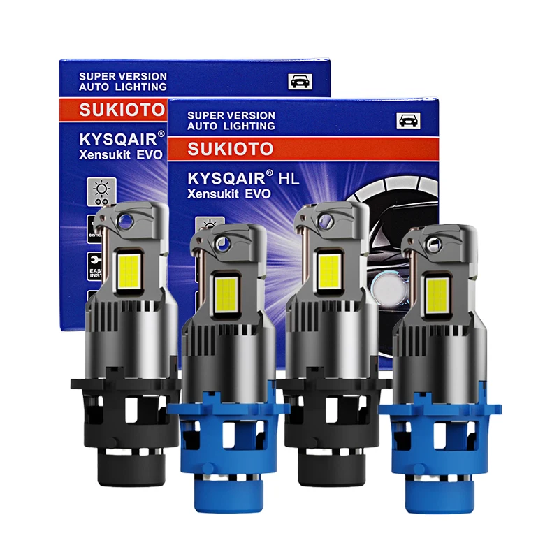 

2 шт. автомобильные светодиодные лампы для фар D2S D4S светодиодные лампы Canbus 70 Вт 24000LM 6000K холодный белый Plug and Play сменные ксеноновые лампы HID 35 Вт