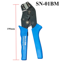 1Pcs/lot SN-01BM AWG28-20 Self-adjusting Terminal Wire Cable Crimping Pliers Tool for Dupont PH2.0 XH2.54 KF2510 JST Molex D-SUB